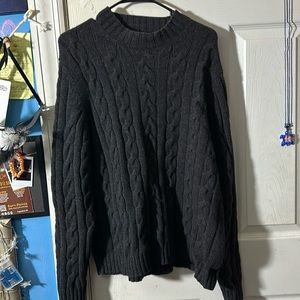 Grey oversized sweater